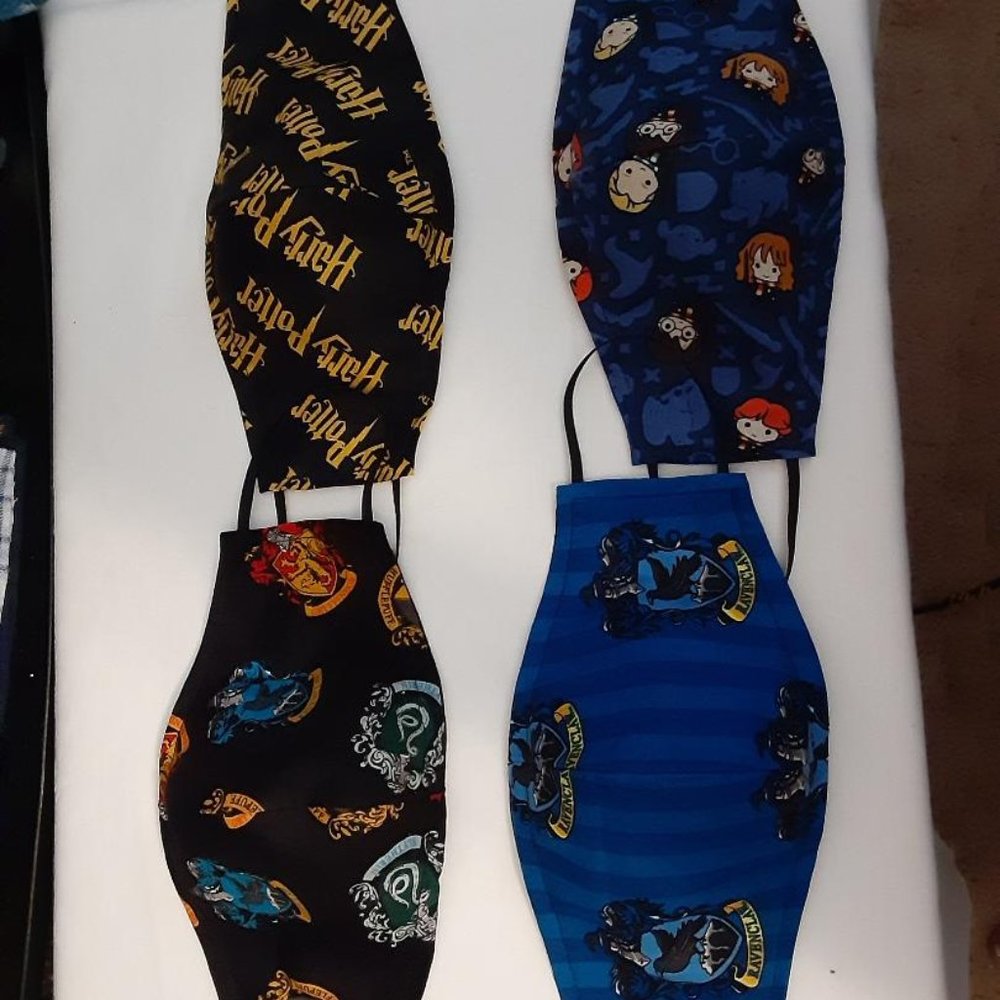 4 for $8 Adult size harry potter face mask